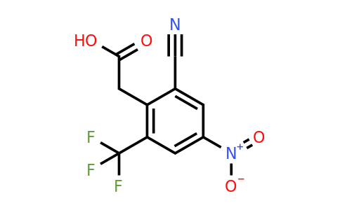 1807070-36-5 | 2-Cyano-4-nitro-6-(trifluoromethyl)phenylacetic acid