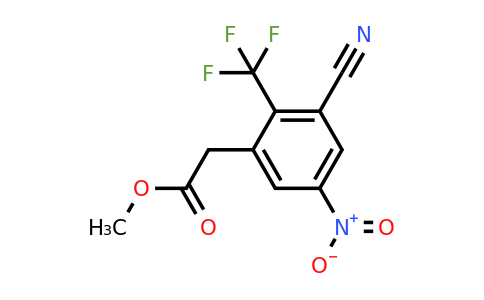 1807070-57-0 | Methyl 3-cyano-5-nitro-2-(trifluoromethyl)phenylacetate