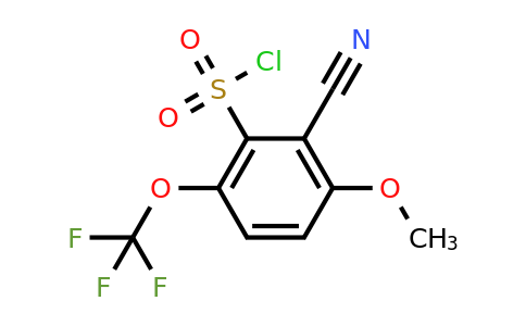 1807070-76-3 | 2-Cyano-3-methoxy-6-(trifluoromethoxy)benzenesulfonylchloride