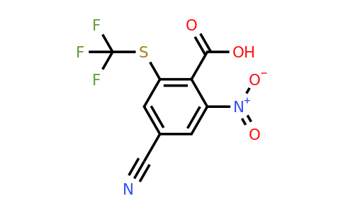 1807070-84-3 | 4-Cyano-2-nitro-6-(trifluoromethylthio)benzoic acid