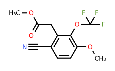 1807071-29-9 | Methyl 6-cyano-3-methoxy-2-(trifluoromethoxy)phenylacetate