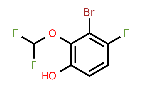 1807071-44-8 | 3-Bromo-2-difluoromethoxy-4-fluorophenol