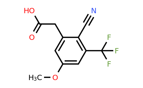 1807071-75-5 | 2-Cyano-5-methoxy-3-(trifluoromethyl)phenylacetic acid