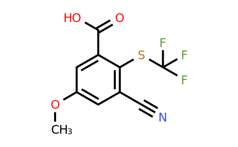1807072-04-3 | 3-Cyano-5-methoxy-2-(trifluoromethylthio)benzoic acid