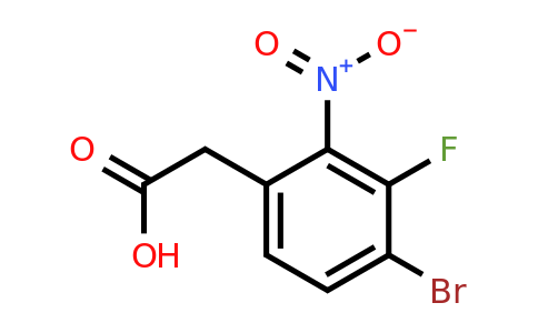 1807072-50-9 | 4-Bromo-3-fluoro-2-nitrophenylacetic acid