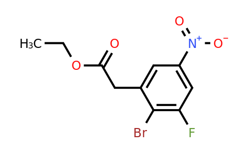 1807072-57-6 | Ethyl 2-bromo-3-fluoro-5-nitrophenylacetate