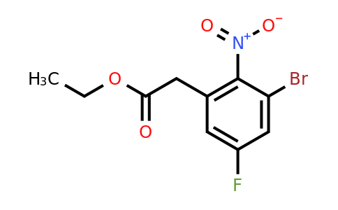 1807072-66-7 | Ethyl 3-bromo-5-fluoro-2-nitrophenylacetate