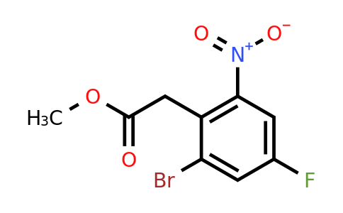 1807072-71-4 | Methyl 2-bromo-4-fluoro-6-nitrophenylacetate