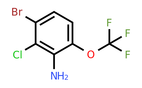 1807072-96-3 | 3-Bromo-2-chloro-6-(trifluoromethoxy)aniline