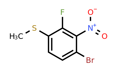 1807072-98-5 | 4-Bromo-2-fluoro-3-nitrothioanisole