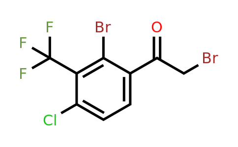 1807073-14-8 | 2'-Bromo-4'-chloro-3'-(trifluoromethyl)phenacyl bromide