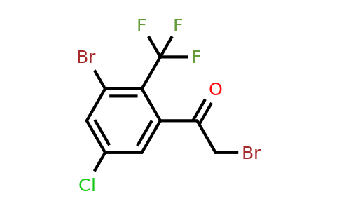 1807073-18-2 | 3'-Bromo-5'-chloro-2'-(trifluoromethyl)phenacyl bromide