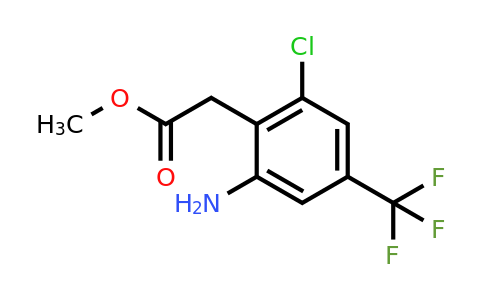 1807073-75-1 | Methyl 2-amino-6-chloro-4-(trifluoromethyl)phenylacetate