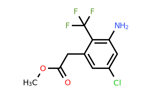 1807073-83-1 | Methyl 3-amino-5-chloro-2-(trifluoromethyl)phenylacetate