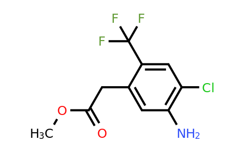 1807073-90-0 | Methyl 5-amino-4-chloro-2-(trifluoromethyl)phenylacetate