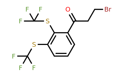 1807074-11-8 | 1-(2,3-Bis(trifluoromethylthio)phenyl)-3-bromopropan-1-one