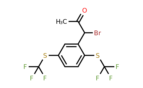 1807074-24-3 | 1-(2,5-Bis(trifluoromethylthio)phenyl)-1-bromopropan-2-one