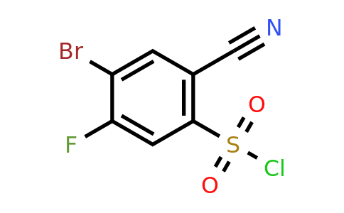 1807076-33-0 | 4-Bromo-2-cyano-5-fluorobenzenesulfonyl chloride