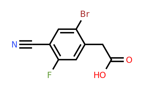 1807077-05-9 | 2-Bromo-4-cyano-5-fluorophenylacetic acid