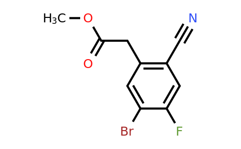 1807077-66-2 | Methyl 5-bromo-2-cyano-4-fluorophenylacetate