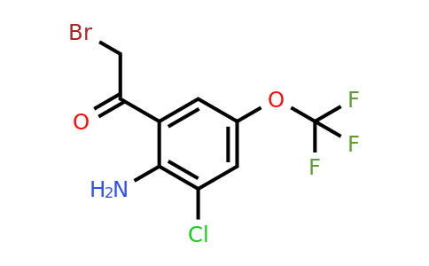 1807077-71-9 | 2'-Amino-3'-chloro-5'-(trifluoromethoxy)phenacyl bromide
