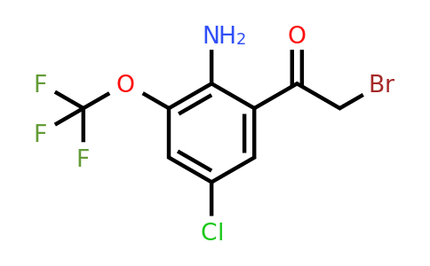 1807077-79-7 | 2'-Amino-5'-chloro-3'-(trifluoromethoxy)phenacyl bromide