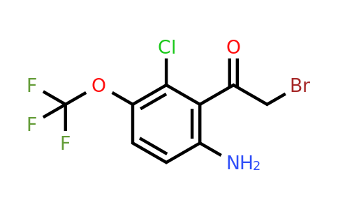 1807078-06-3 | 6'-Amino-2'-chloro-3'-(trifluoromethoxy)phenacyl bromide