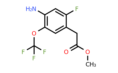1807078-47-2 | Methyl 4-amino-2-fluoro-5-(trifluoromethoxy)phenylacetate