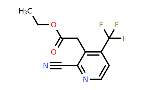 1807078-52-9 | Ethyl 2-cyano-4-(trifluoromethyl)pyridine-3-acetate