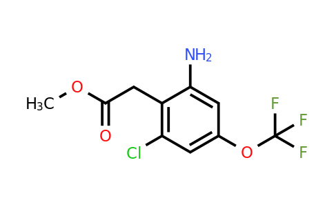 1807078-60-9 | Methyl 2-amino-6-chloro-4-(trifluoromethoxy)phenylacetate