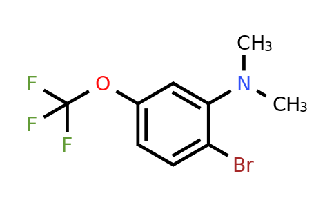 1807078-63-2 | 1-Bromo-2-dimethylamino-4-(trifluoromethoxy)benzene