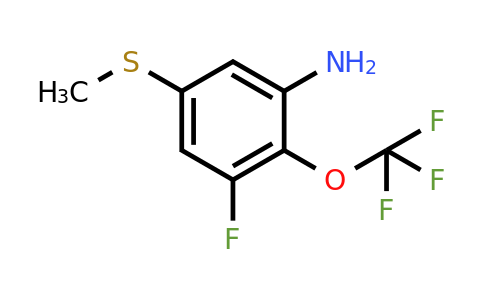 1807078-81-4 | 3-Amino-5-fluoro-4-(trifluoromethoxy)thioanisole