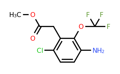 1807078-82-5 | Methyl 3-amino-6-chloro-2-(trifluoromethoxy)phenylacetate