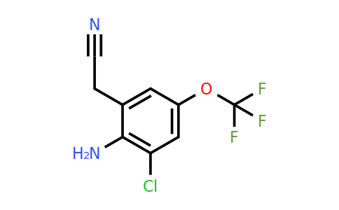 1807078-89-2 | 2-Amino-3-chloro-5-(trifluoromethoxy)phenylacetonitrile