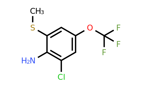 1807079-11-3 | 2-Amino-3-chloro-5-(trifluoromethoxy)thioanisole