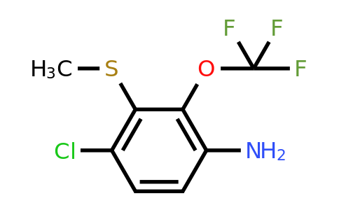 1807079-27-1 | 3-Amino-6-chloro-2-(trifluoromethoxy)thioanisole