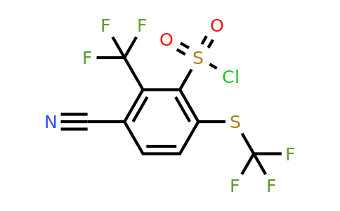 1807079-61-3 | 3-Cyano-2-trifluoromethyl-6-(trifluoromethylthio)benzenesulfonylchloride
