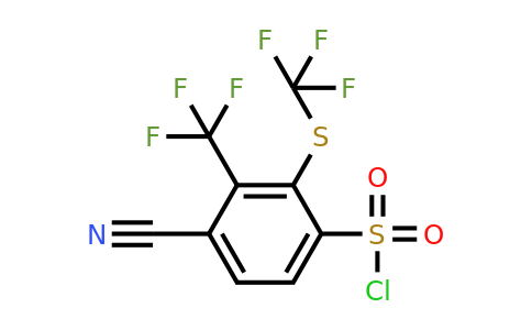 1807079-73-7 | 4-Cyano-3-trifluoromethyl-2-(trifluoromethylthio)benzenesulfonylchloride