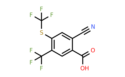 1807079-85-1 | 2-Cyano-5-trifluoromethyl-4-(trifluoromethylthio)benzoic acid