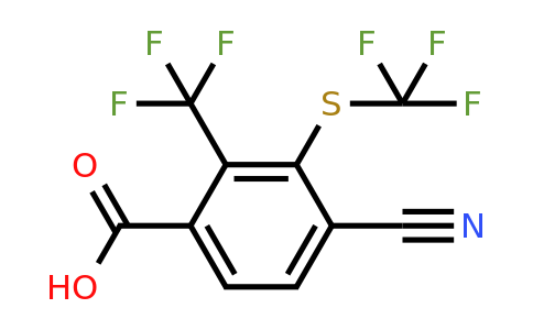 1807079-91-9 | 4-Cyano-2-trifluoromethyl-3-(trifluoromethylthio)benzoic acid