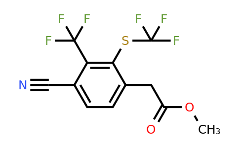 1807080-15-4 | Methyl 4-cyano-3-trifluoromethyl-2-(trifluoromethylthio)phenylacetate