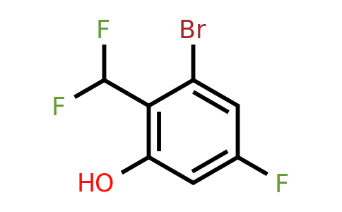 1807080-21-2 | 2-Bromo-4-fluoro-6-hydroxybenzodifluoride