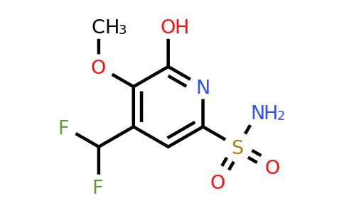 4-(Difluoromethyl)-2-hydroxy-3-methoxypyridine-6-sulfonamide