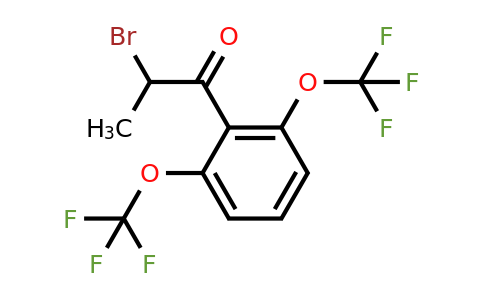 1807080-93-8 | 1-(2,6-Bis(trifluoromethoxy)phenyl)-2-bromopropan-1-one