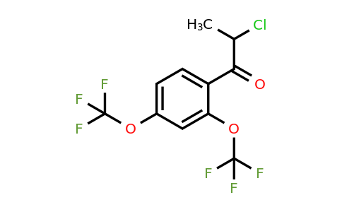 1807081-05-5 | 1-(2,4-Bis(trifluoromethoxy)phenyl)-2-chloropropan-1-one