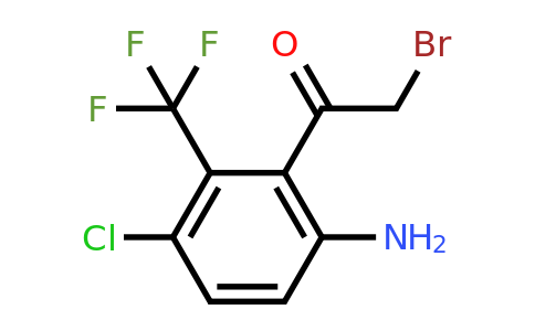 1807081-25-9 | 6'-Amino-3'-chloro-2'-(trifluoromethyl)phenacyl bromide