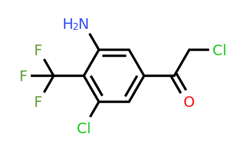 1807081-29-3 | 3'-Amino-5'-chloro-4'-(trifluoromethyl)phenacyl chloride