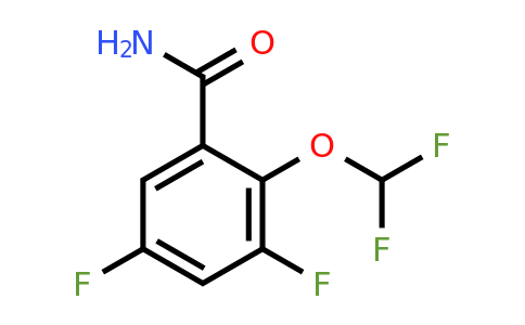 1807083-49-3 | 3,5-Difluoro-2-(difluoromethoxy)benzamide