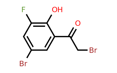 1807086-31-2 | 5'-Bromo-3'-fluoro-2'-hydroxyphenacyl bromide