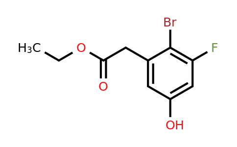 1807086-59-4 | Ethyl 2-bromo-3-fluoro-5-hydroxyphenylacetate